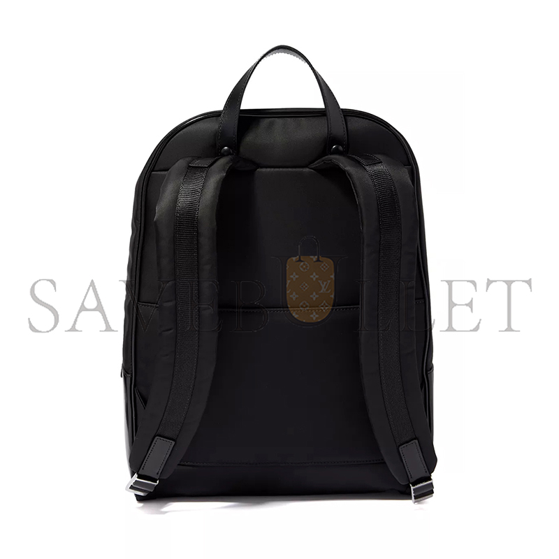 PRADA TRIANGLE LOGO BACKPACK IN RE-NYLON & LEATHER 1BZ005 (43*30*13cm) 